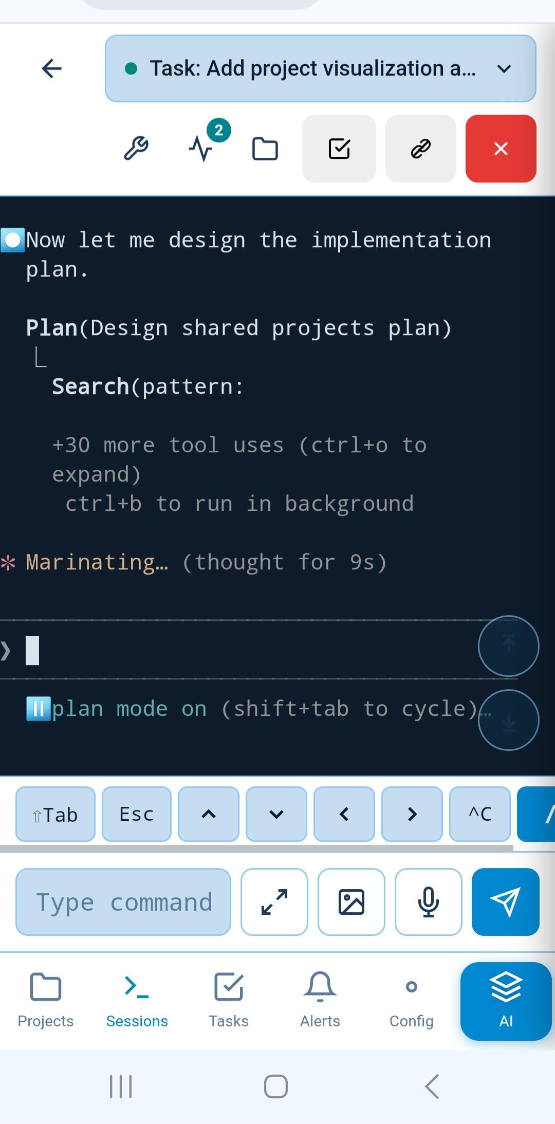 Open Poet - Active AI session